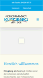 Mobile Screenshot of ferienparadies-klingberg.de